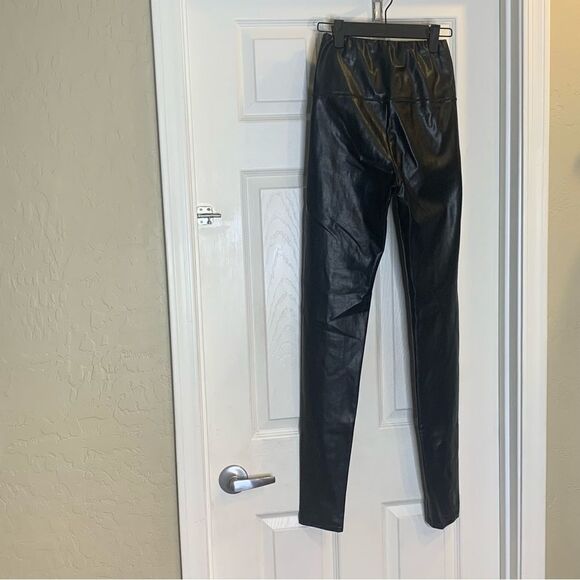 WILFRED FREE Black Daria Vegan  Leather Leggings Size S - Picture 11 of 11